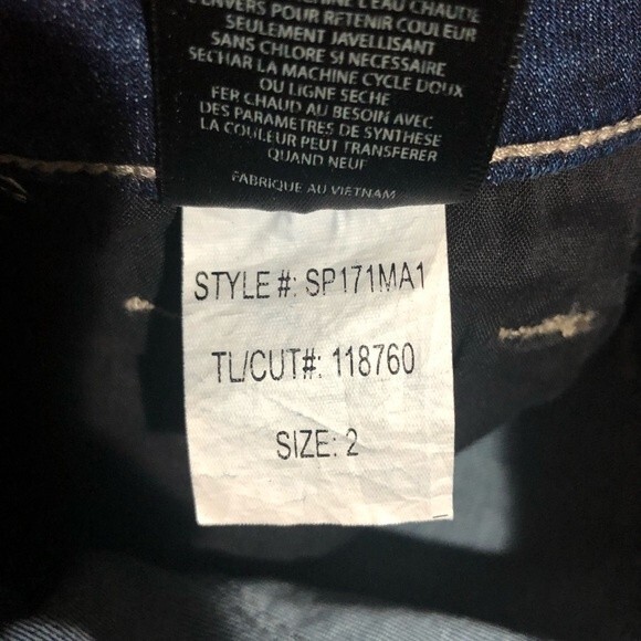 Kut From the Kloth Women's Toothpick Skinny Distressed Blue Jeans in Size 2 - Picture 8 of 11